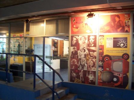 entrada do Museu da Imagem e do Som de Santos